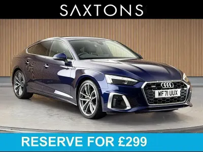 Used Audi A5 S-Line 2021 Blue Coupe