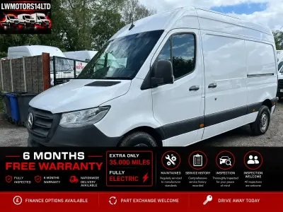Used Mercedes E-Sprinter Progressive 85 kW (116 HP) 2021 White Van
