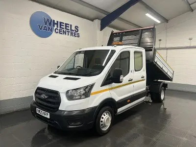 Used Ford Transit 130 HP (95 kW) 2020 White Cabriolet