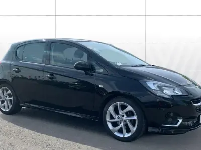 Begagnad Vauxhall Corsa SRi 90 HK (66 kW) 2017 Svart Halvkombi