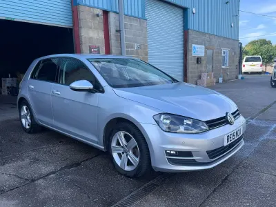 Used VW Golf VII Match 104 HP (76 kW) 2015 Silver Hatchback