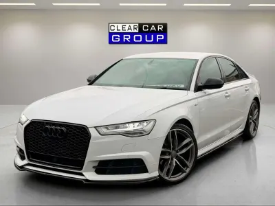 Used Audi A6 Black Edition 190 HP (139 kW) 2017 White Sedan