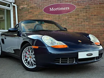 Used Porsche Boxster 2000 Blue Cabriolet