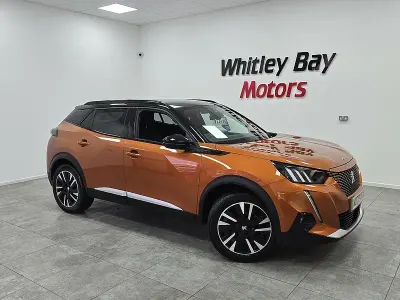 Used Peugeot 2008 GT-line 100 kW (136 HP) 2021 Orange SUV