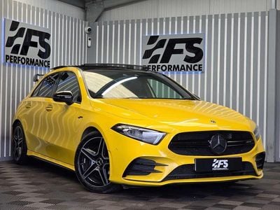 Used Mercedes A35 AMG Premium Plus 306 HP (225 kW) 2019 Yellow Hatchback