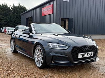 Used Audi A5 Cabriolet S-Line 2018 Grey Cabriolet