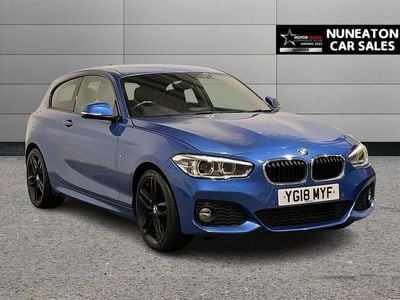 Blue Used 2018 BMW 118 M Sport Hatchback | £11,450 (Fair price)