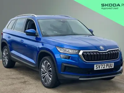 Second-hand Skoda Kodiaq SE L Executive 150 CP (110 kW) 2022 Albastru SUV