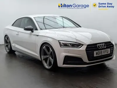 Used Audi A5 Black Edition 190 HP (139 kW) 2019 White Coupe
