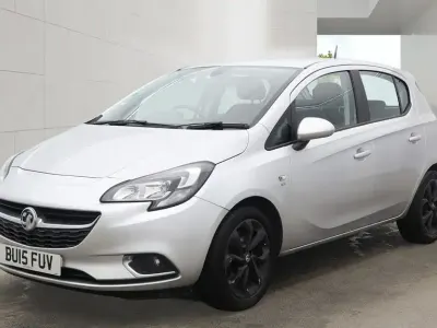 Used Vauxhall Corsa SRi 100 HP (73 kW) 2015 Silver Hatchback