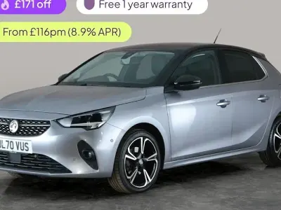 Used Vauxhall Corsa Elite 101 HP (74 kW) 2020 Grey Hatchback