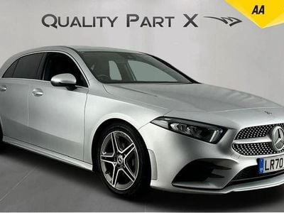 Used Mercedes A200 AMG line 163 HP (119 kW) 2020 Silver Hatchback