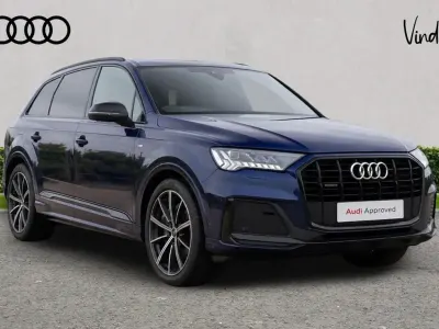 Used Audi Q7 Black Edition 281 HP (206 kW) 2023 Blue SUV