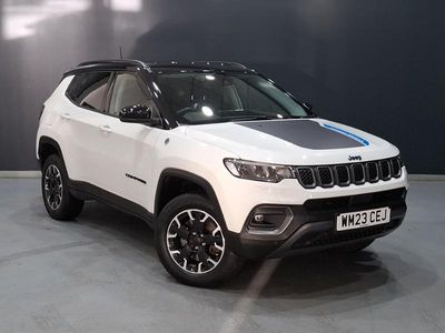 White/black Used 2023 Jeep Compass Trailhawk SUV | £16,498 (Fair price)