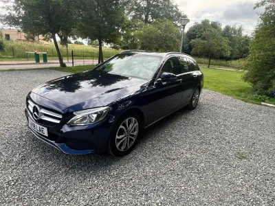 Used Mercedes C350e 2018 Blue Estate