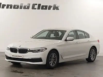 Used BMW 520 Sport Line 190 HP (139 kW) 2018 White Sedan