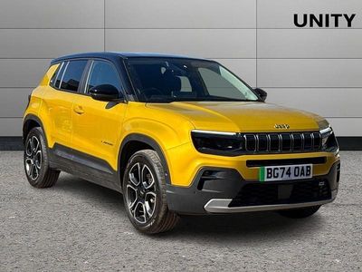Yellow/black Used 2024 Jeep Avenger SUV | £22,799 (A bit pricey)