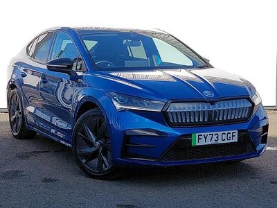 Blue Used 2023 Skoda Enyaq iV vRS SUV | £28,498 (Fair price)