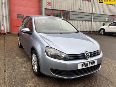 Used VW Golf VI Match 122 HP (89 kW) 2011 Blue Hatchback