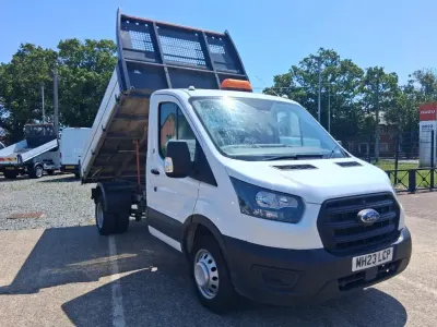Used Ford Transit 130 HP (95 kW) 2023 White Cabriolet