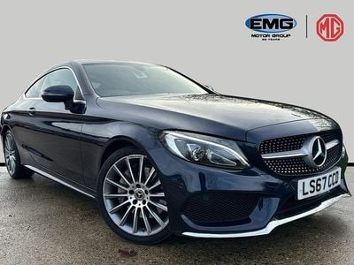 Blue Used 2017 Mercedes C250 AMG Line Premium Coupe | £19,999 (A bit pricey)