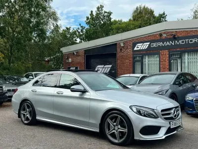Used Mercedes C220 AMG Line Premium 2015 Silver Sedan