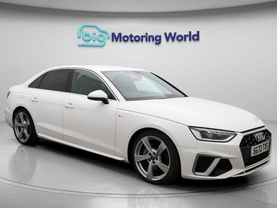 White Used 2022 Audi A4 S-Line Sedan | £20,600 (Good price)