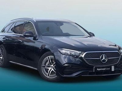 Blue Used 2025 Mercedes E220 AMG line Estate | £47,795
