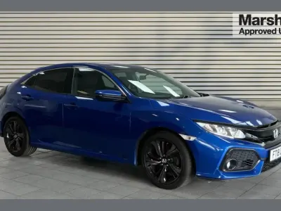 Used Honda Civic SR 126 HP (92 kW) 2018 Blue Hatchback