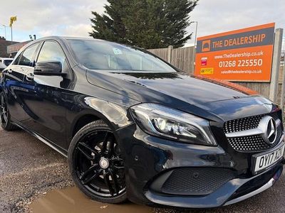 Used Mercedes A160 AMG Line Premium Plus 102 HP (75 kW) 2017 Black Hatchback