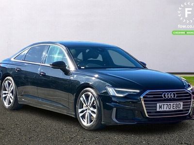 used Audi A6 SALOON 50 TFSI e Quattro S Line 4dr S Tronic [Bluetooth interface,Lane departure warning system, smartphone interface,Electrically adjustable, heated and folding door mirrors,Frameless auto dimming interior rear view mirror,Privacy glass]