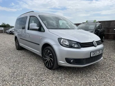 Used VW Caddy Maxi Life 102 HP (75 kW) 2015 Silver MPV