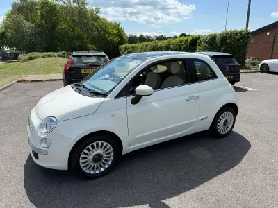 Used Fiat 500 Lounge 69 HP (50 kW) 2013 White Hatchback