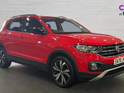 Red Used 2020 VW T-Cross SE SUV | £9,770 (Fair price)