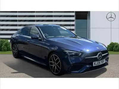 Used Mercedes C200 AMG Line Premium 200 HP (147 kW) 2025 Blue Sedan