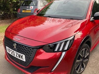 Used Peugeot 208 GT-line 102 HP (75 kW) 2020 Red Hatchback