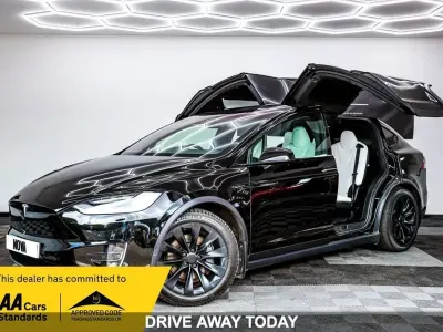 Used Tesla Model X Long Range AWD 397 kW (541 HP) 2020 Black SUV