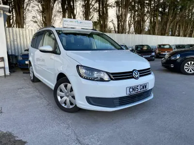 Used VW Touran SE 140 HP (102 kW) 2015 White MPV