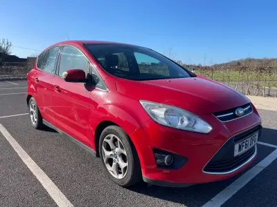 Begagnad Ford C-MAX Zetec 115 HK (84 kW) 2011 Röd Minibuss