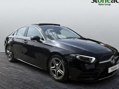 Used Mercedes A180 AMG line 116 HP (85 kW) 2021 Black Sedan