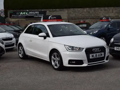 Used Audi A1 Sport 125 HP (91 kW) 2018 White Hatchback