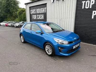 Used Kia Rio 2022 Blue Hatchback