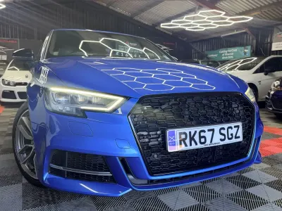 Usado Audi S3 Sportback Design 2017 Azul Citadino