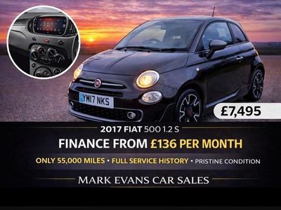 Used Fiat 500 S 69 HP (50 kW) 2017 Black Hatchback