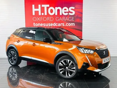 Used Peugeot 2008 GT-line 130 HP (95 kW) 2020 Orange SUV