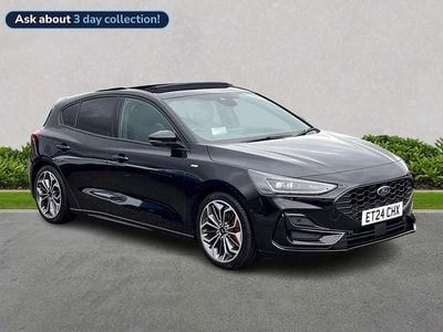 Black Used 2024 Ford Focus ST-Line X Hatchback | £22,750 (Expensive)