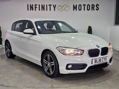Used BMW 116 Sport Line 2018 White Hatchback