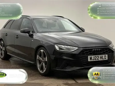Used Audi A4 Black Edition 150 HP (110 kW) 2022 Black Estate