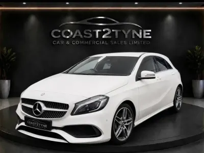 Used Mercedes A220 AMG Line Premium 2016 White Hatchback