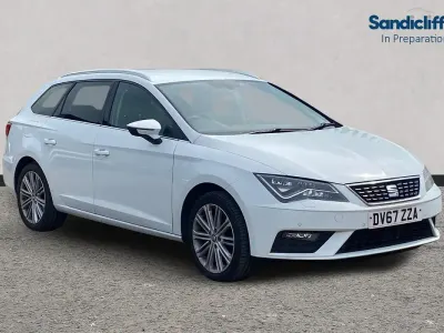 Usado Seat Leon XCELLENCE 184 HP (135 kW) 2017 Branco Carrinha
